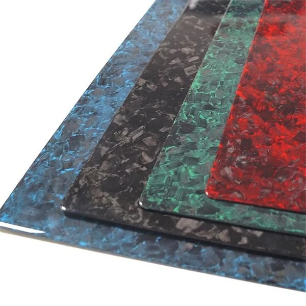 Colored carbon fiber wrap