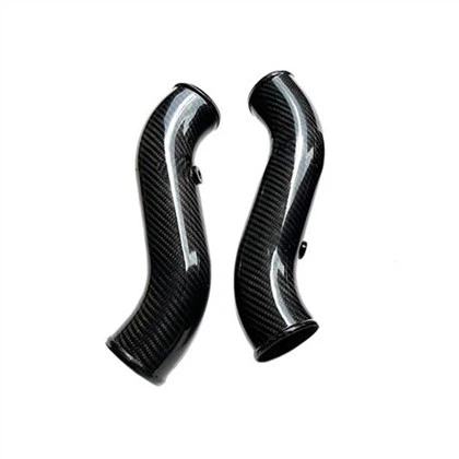 車用光沢カーボンファイバーインテークパイプ